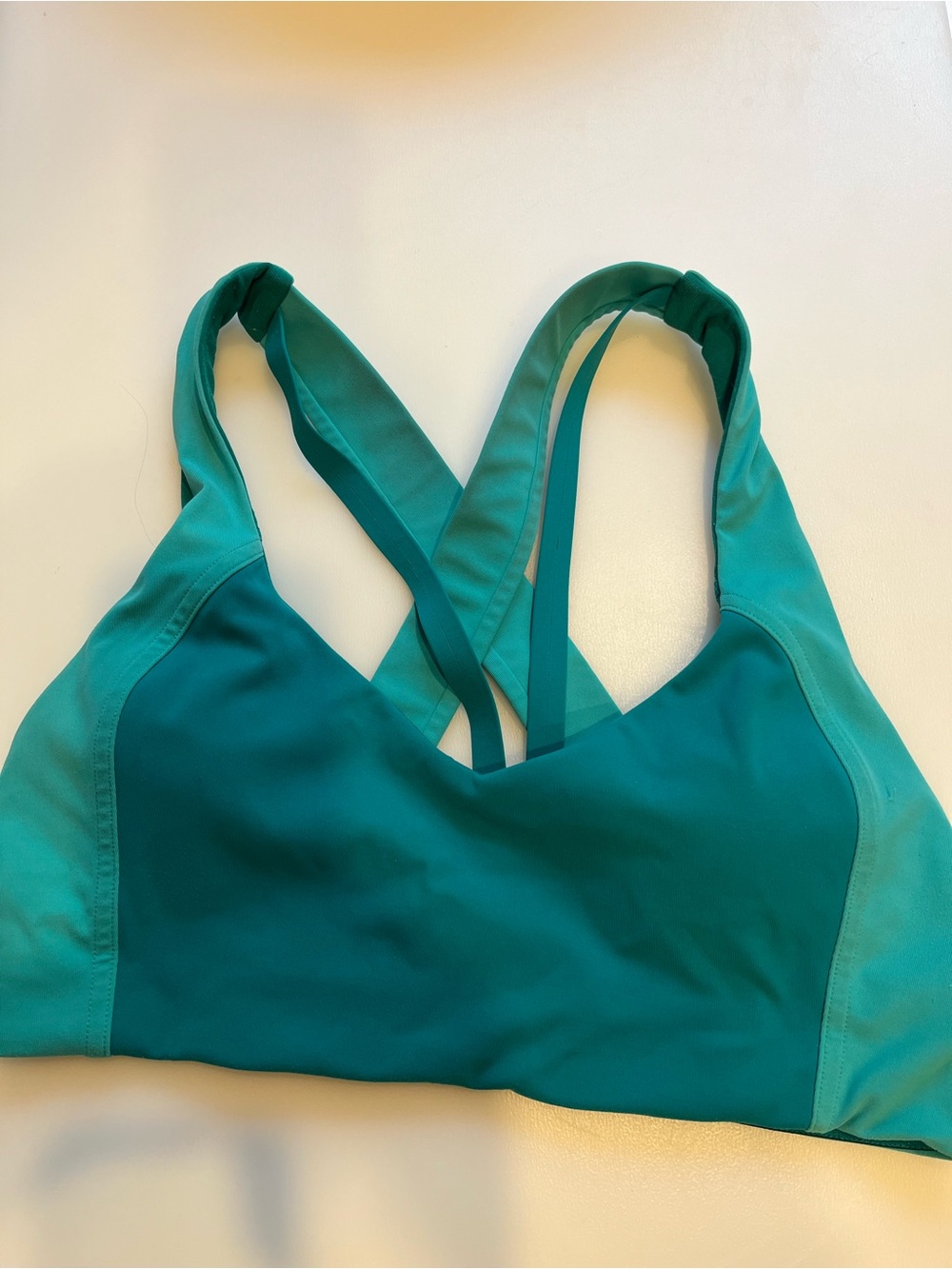 LULULEMON Women's Teal Cross-Back Bralette - Teal